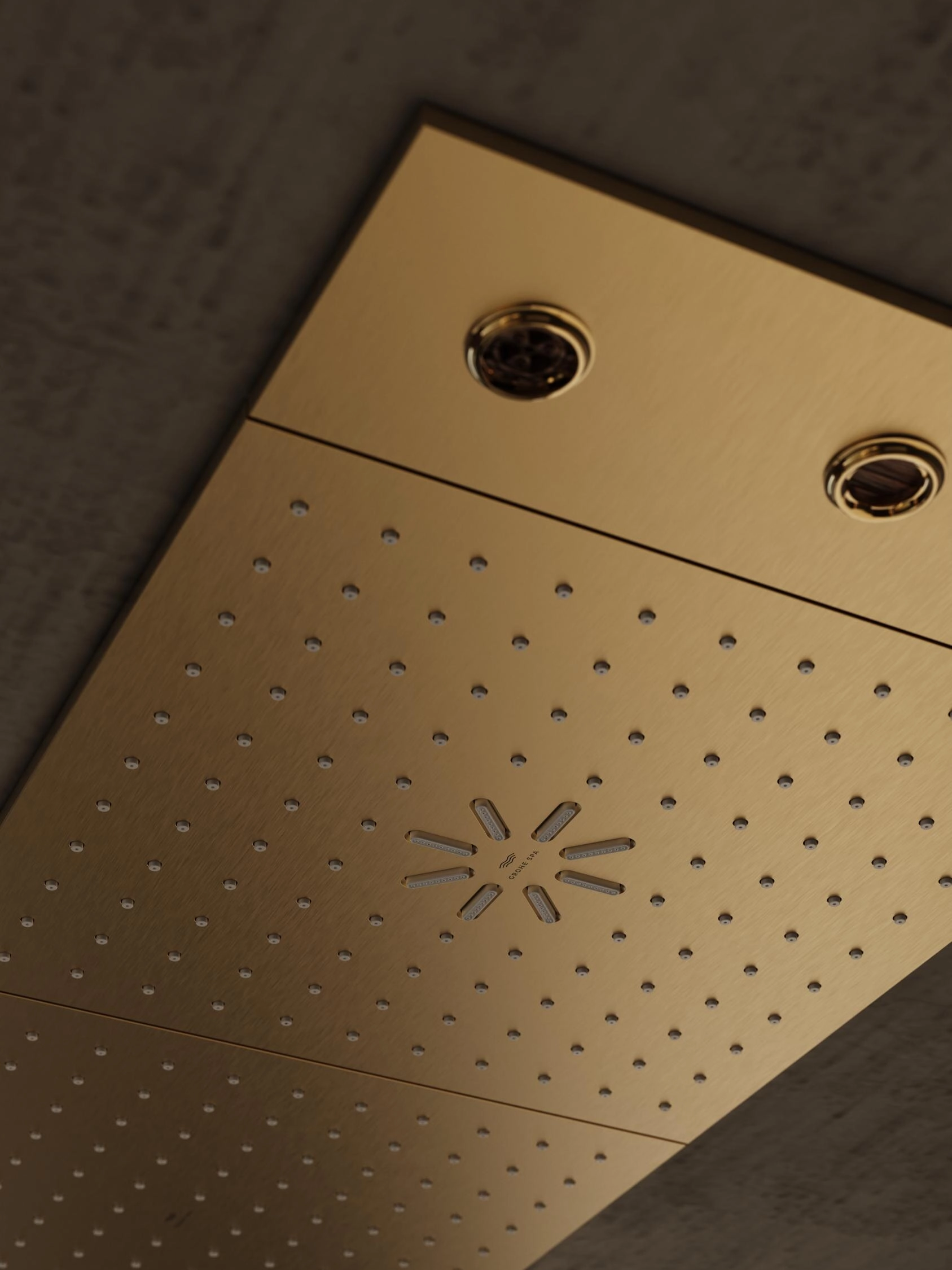 Rainshower Aqua Tiles — tavan duş başlığı